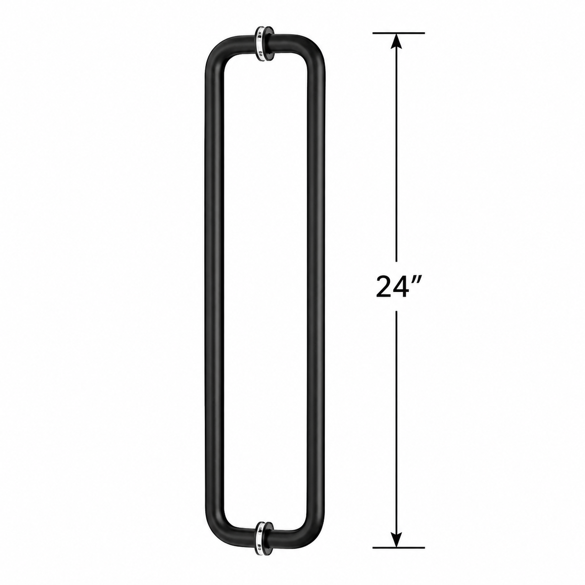 (TTR24) DOUBLE SIDE TOWEL BAR/HANDLE 24" - ROUND