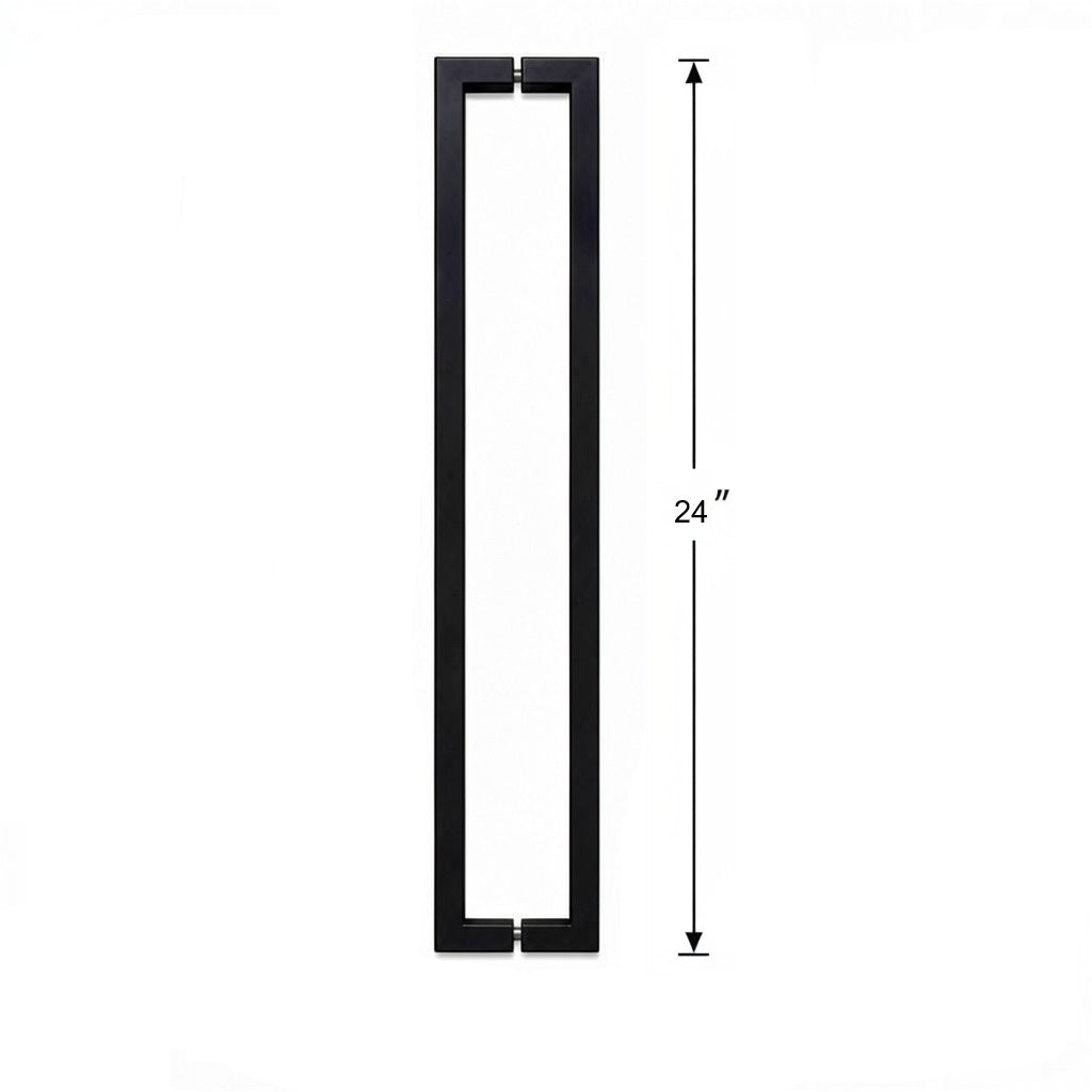 (TTS24) DOUBLE SIDE TOWEL BAR/HANDLE 24" - SQUARE
