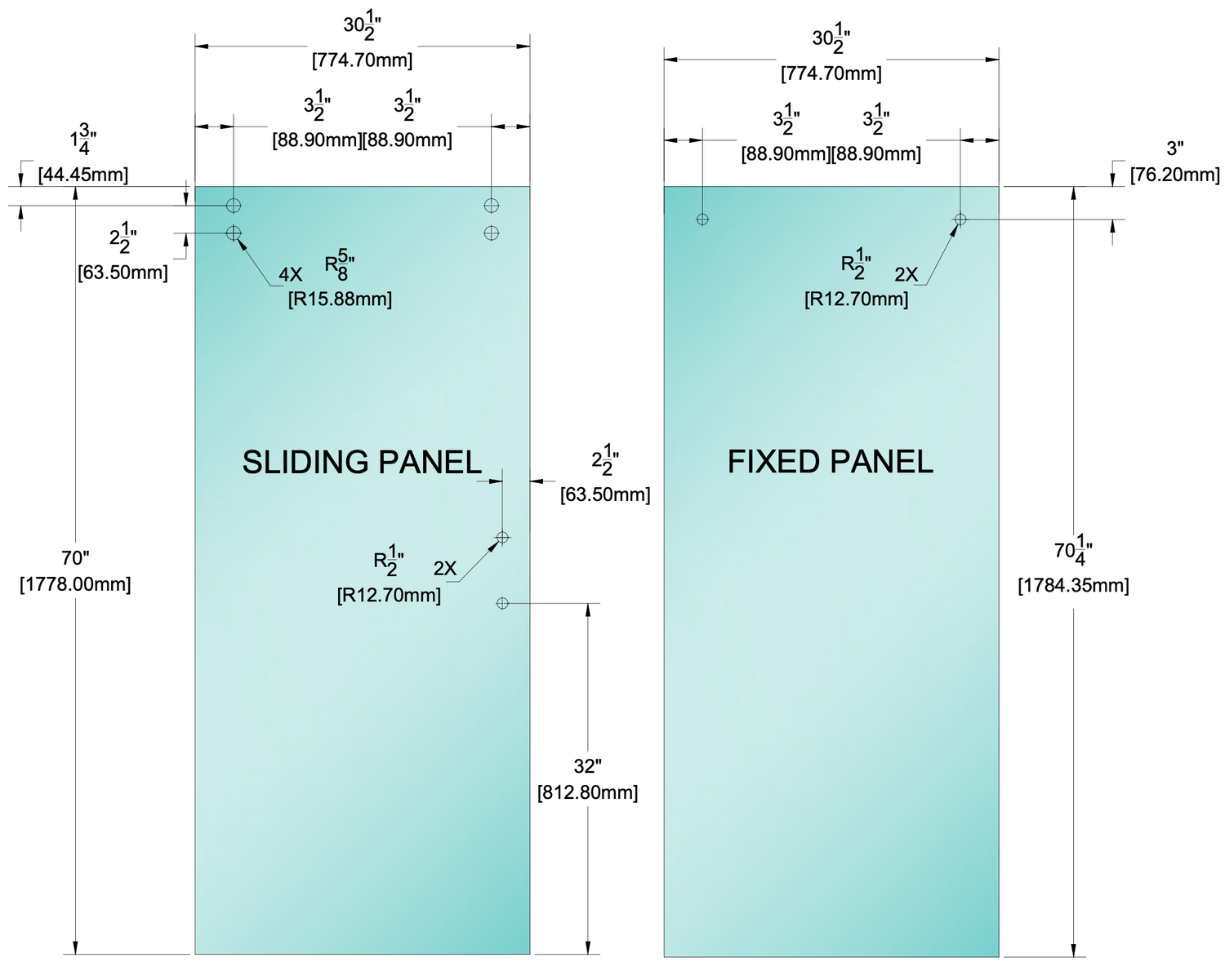 SERENITY SLIDING SYSTEM DOORS AND PANELS