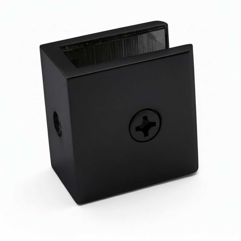 (FA10) GLASS SHELF CLAMP-SQUARE-SINGLE HOLE