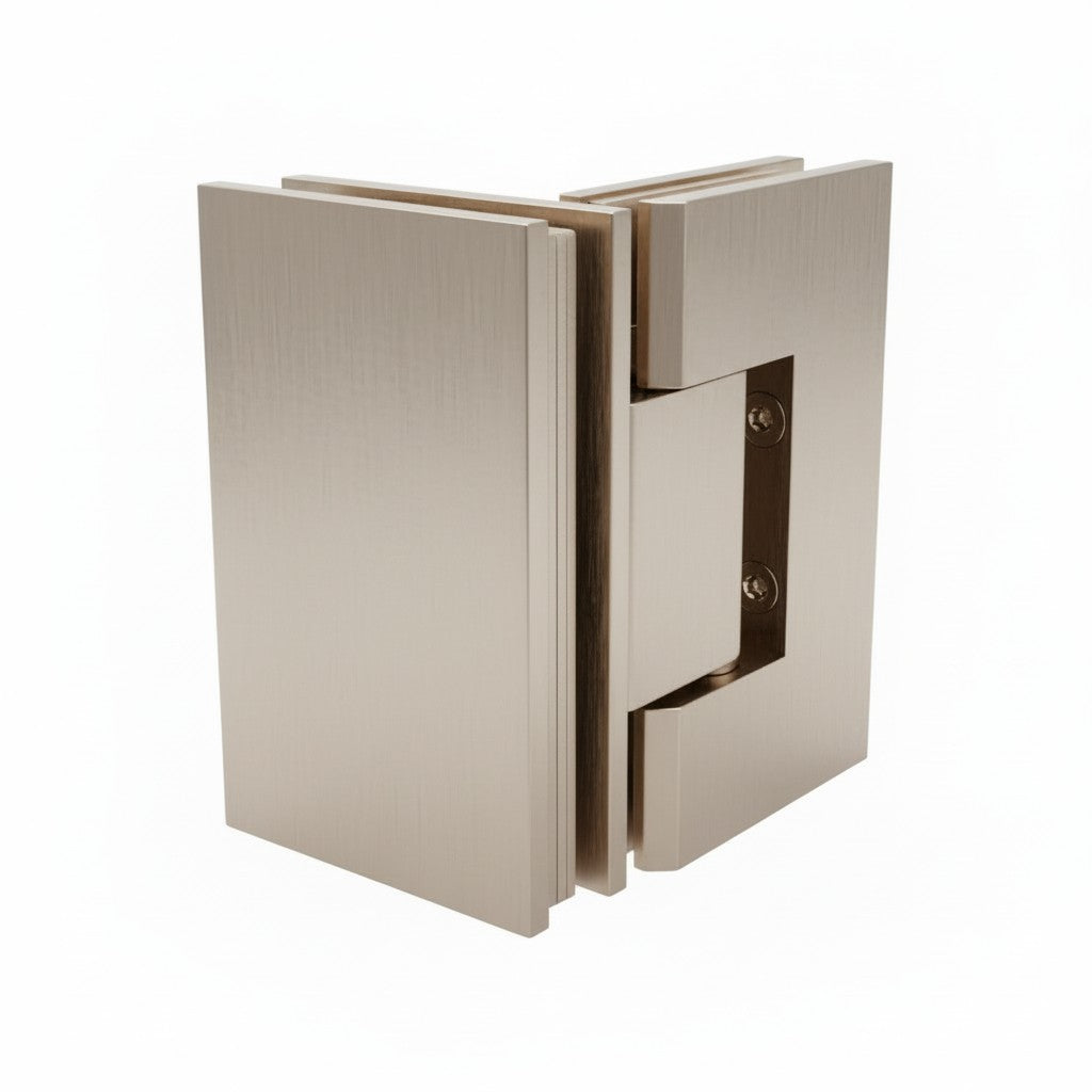 (G092) 90° HINGE- GLASS TO GLASS HINGE-STANDARD DUTY