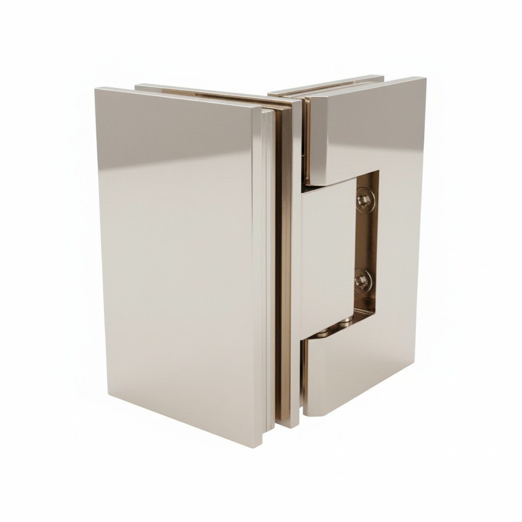 (G092) 90° HINGE- GLASS TO GLASS HINGE-STANDARD DUTY