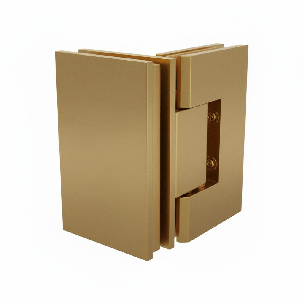 (G092) 90° HINGE- GLASS TO GLASS HINGE-STANDARD DUTY