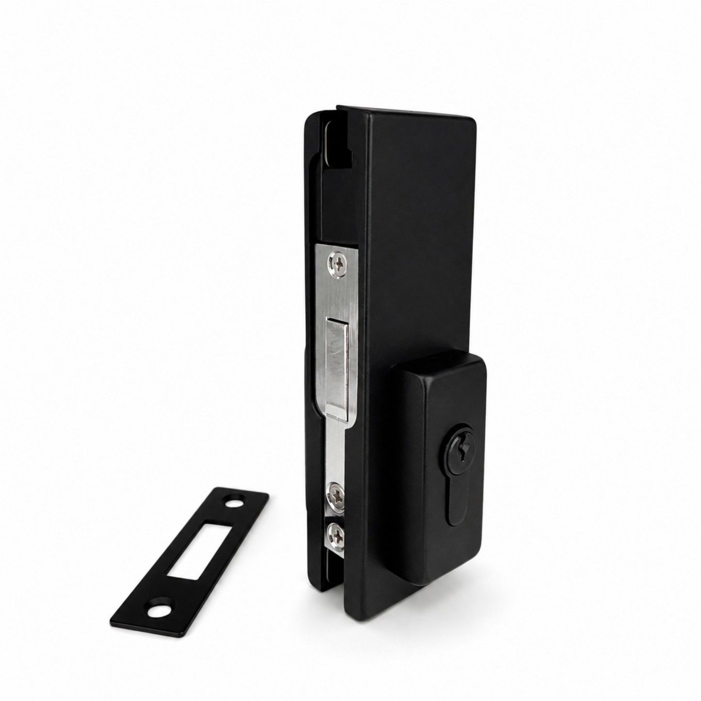 (GL100W) GLASS DOOR LOCK-GLASS TO WALL/FLOOR