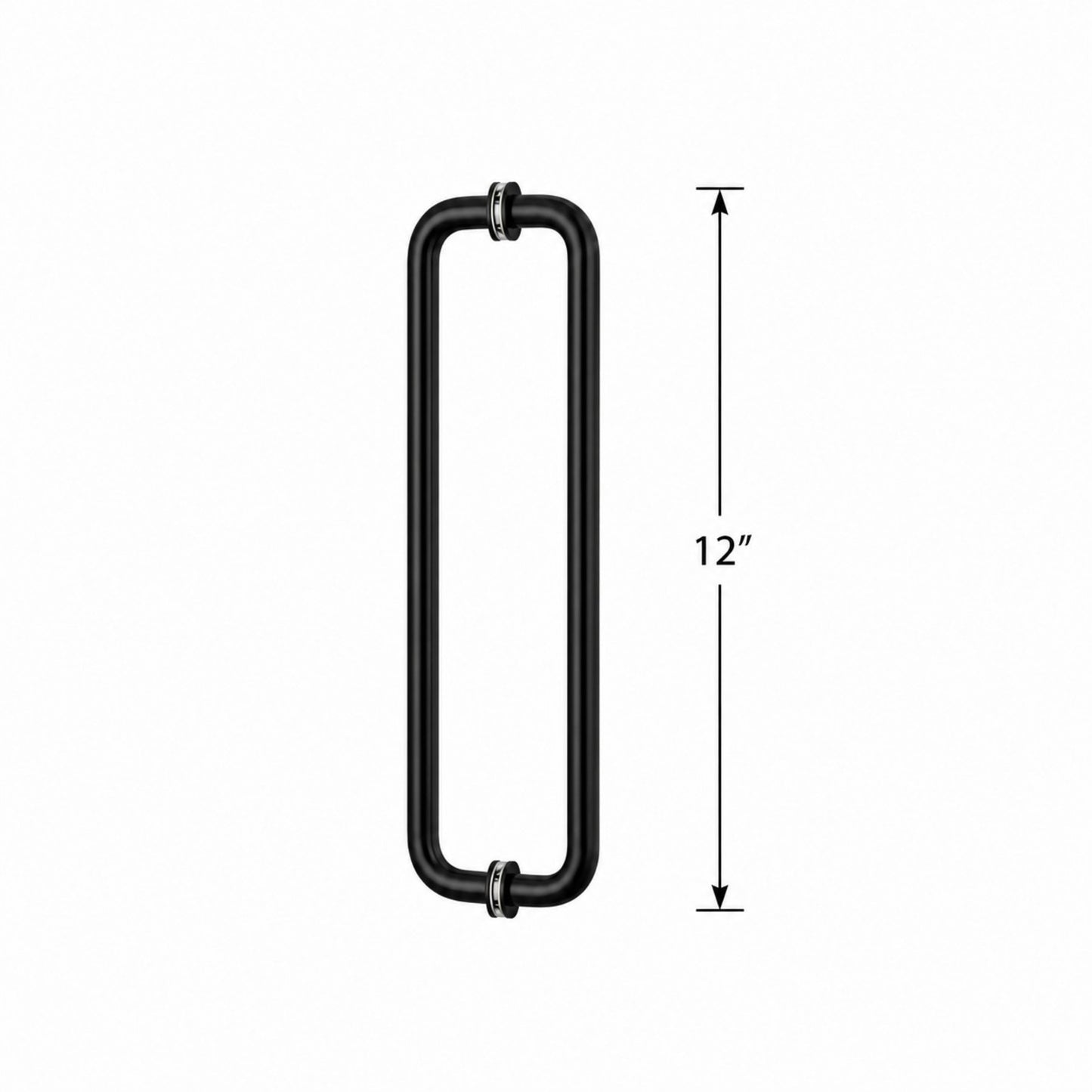 (RH12X12) 12" ROUND SHOWER DOOR HANDLE