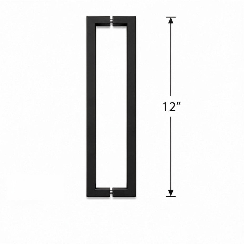 (SH12X12) 12" SQUARE SHOWER DOOR HANDLE