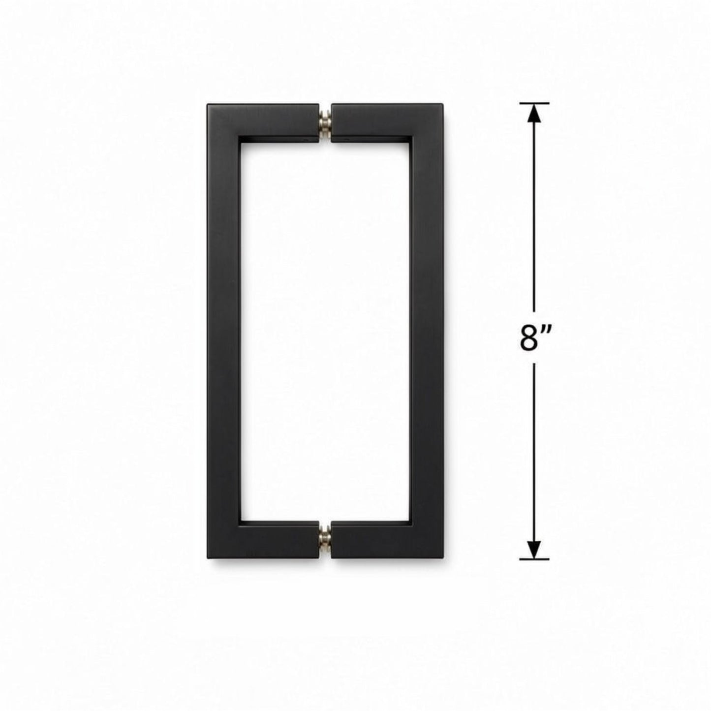 (SH8X8) 8" SQUARE SHOWER DOOR HANDLE