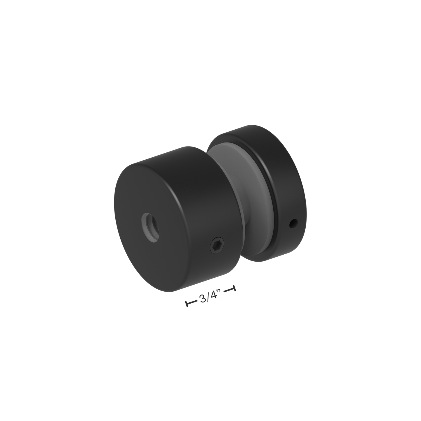 (SO3834) 1-1/2"X3/4" SOLID STANDOFF-BASE & CAP