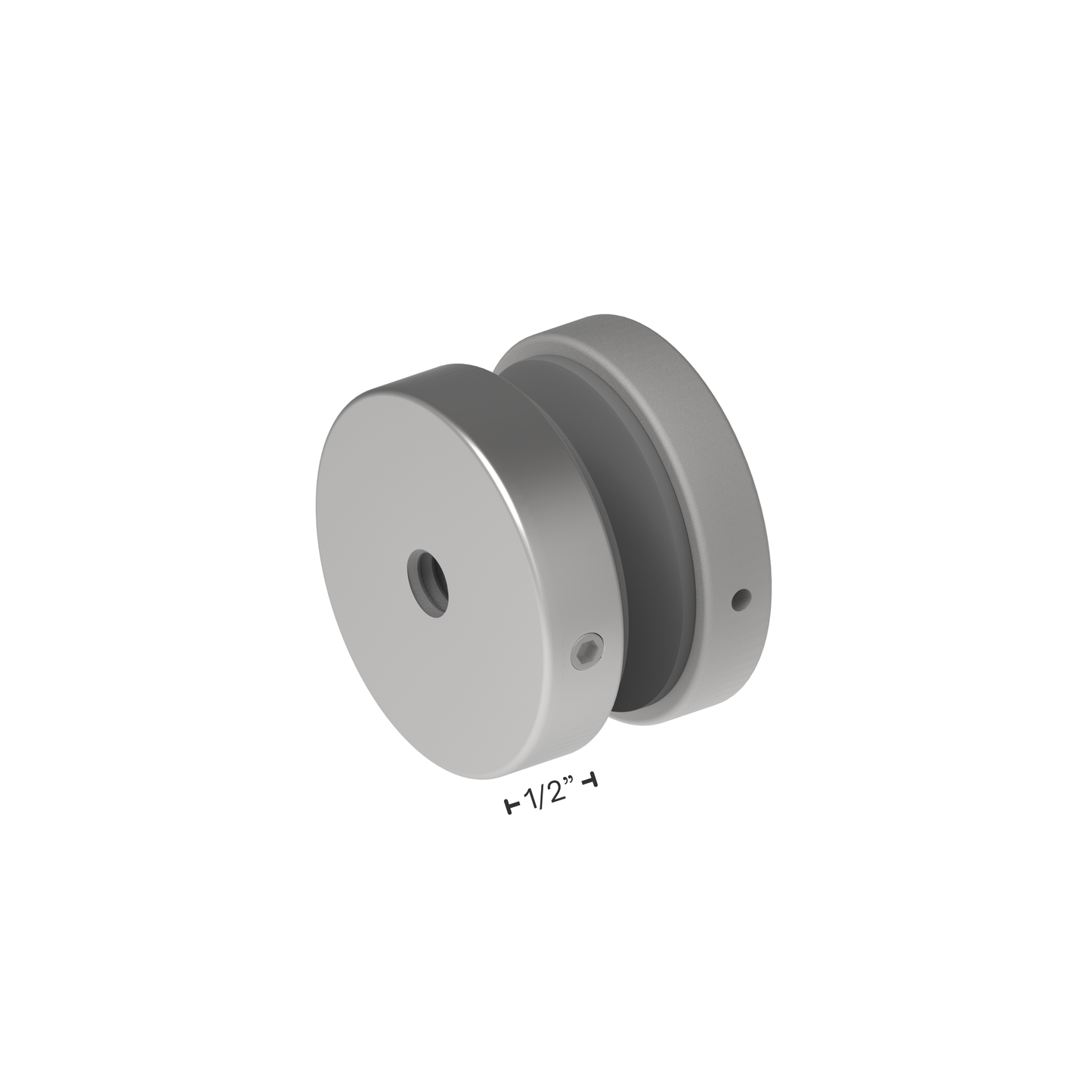 (SO5012) 2"X1/2"SOLID STANDOFF -BASE & CAP