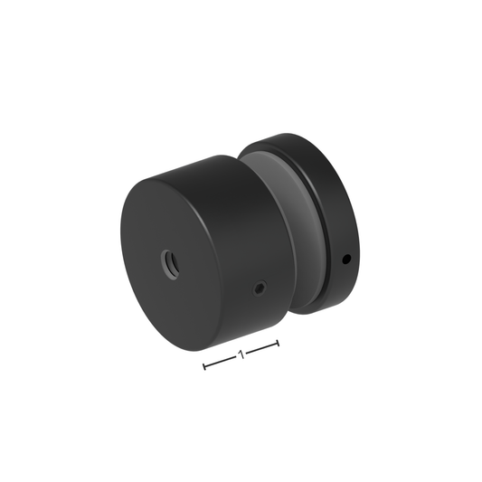 (SO501) 2"X1" SOLID STANDOFF-BASE & CAP