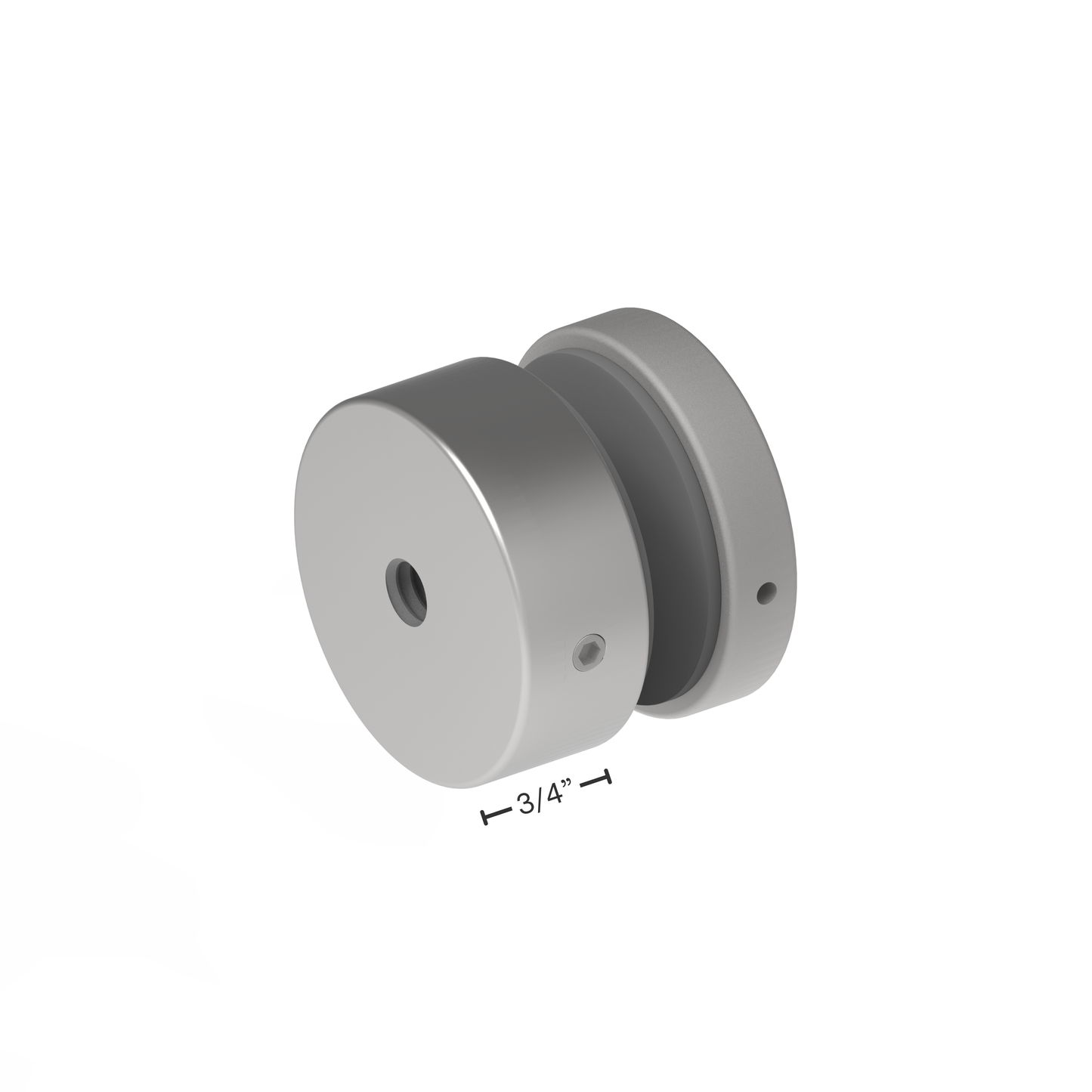 (SO5034) 2"X3/4" SOLID STANDOFF-BASE & CAP
