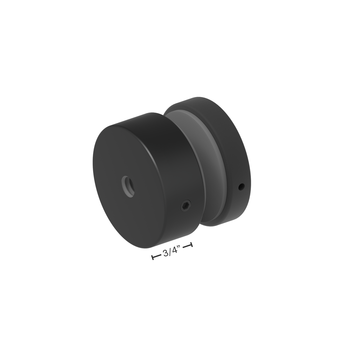 (SO5034) 2"X3/4" SOLID STANDOFF-BASE & CAP