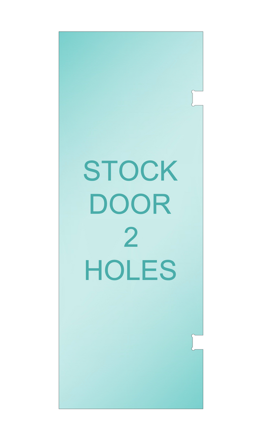 Shower Stock Glass - 6" x 6" Handle (Size: 26")