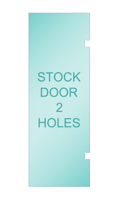 Shower Stock Glass - Stock Door 6" x 6" Handle (Size: 24")
