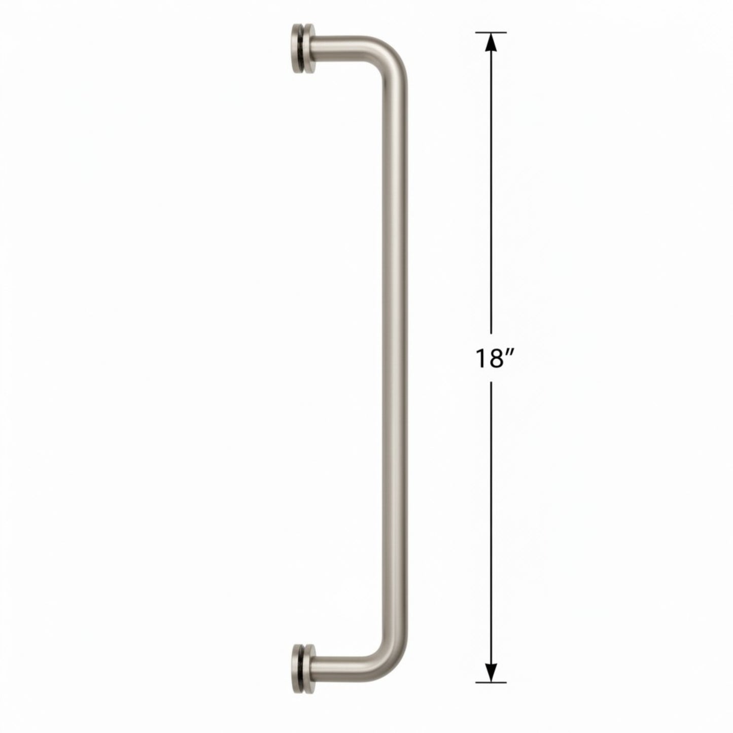 (TR18) SINGLE SIDE TOWEL BAR/HANDLE 18" - ROUND