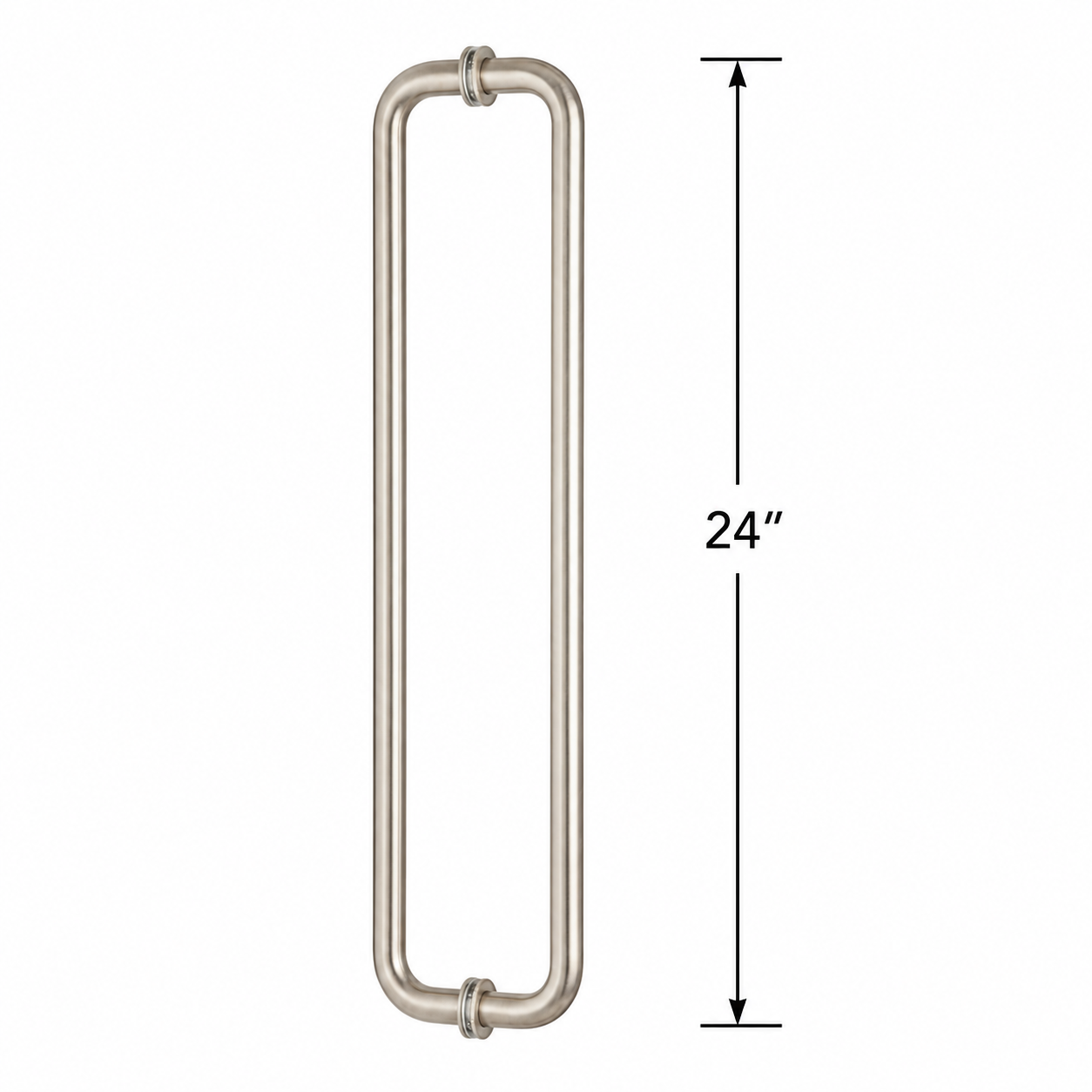(TTR24) DOUBLE SIDE TOWEL BAR/HANDLE 24" - ROUND