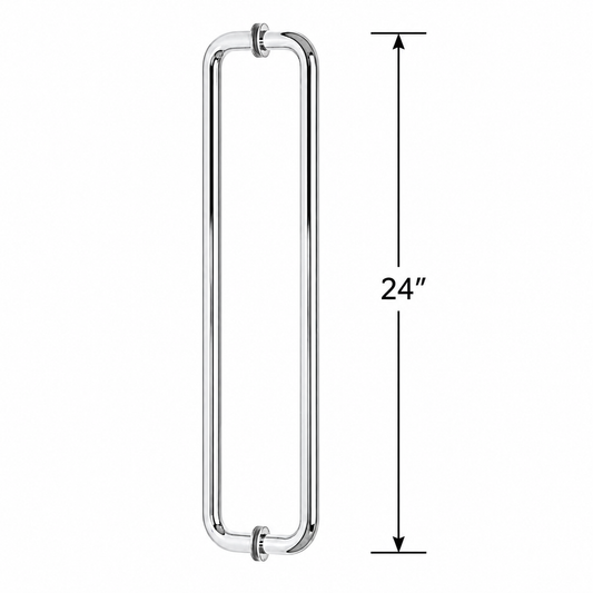 (TTR24) DOUBLE SIDE TOWEL BAR/HANDLE 24" - ROUND