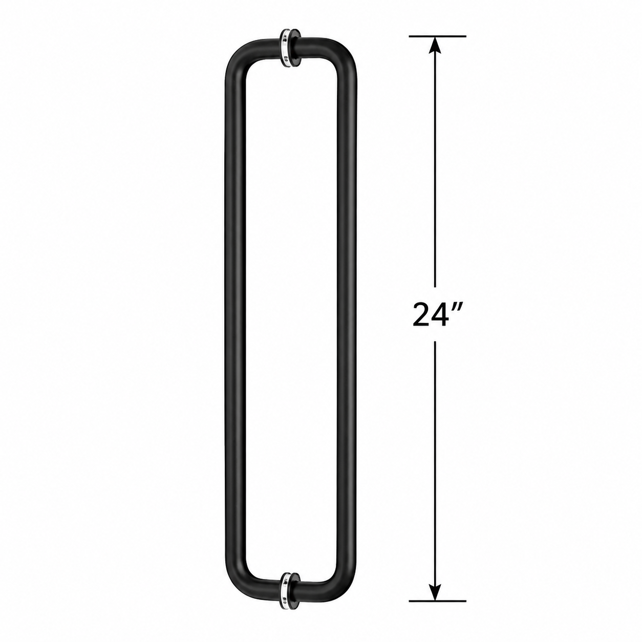 (TTR24) DOUBLE SIDE TOWEL BAR/HANDLE 24" - ROUND