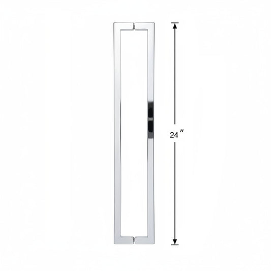 (TTS24) DOUBLE SIDE TOWEL BAR/HANDLE 24" - SQUARE