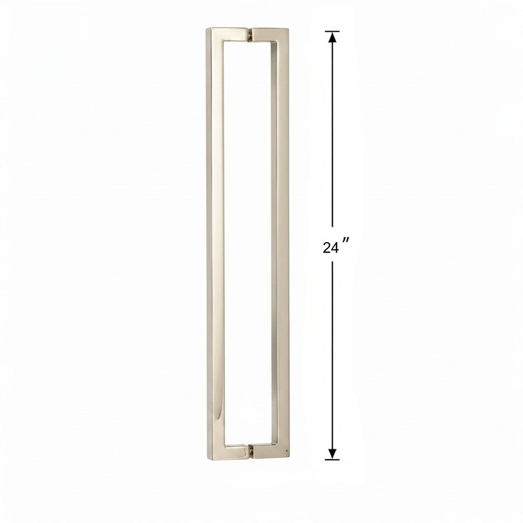 (TTS24) DOUBLE SIDE TOWEL BAR/HANDLE 24" - SQUARE