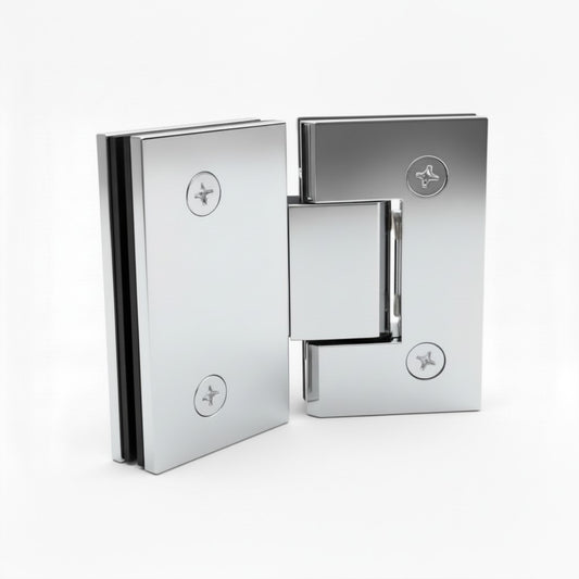 (V045) NEO ANGLE 135° HINGE- GLASS TO GLASS-HEAVY DUTY